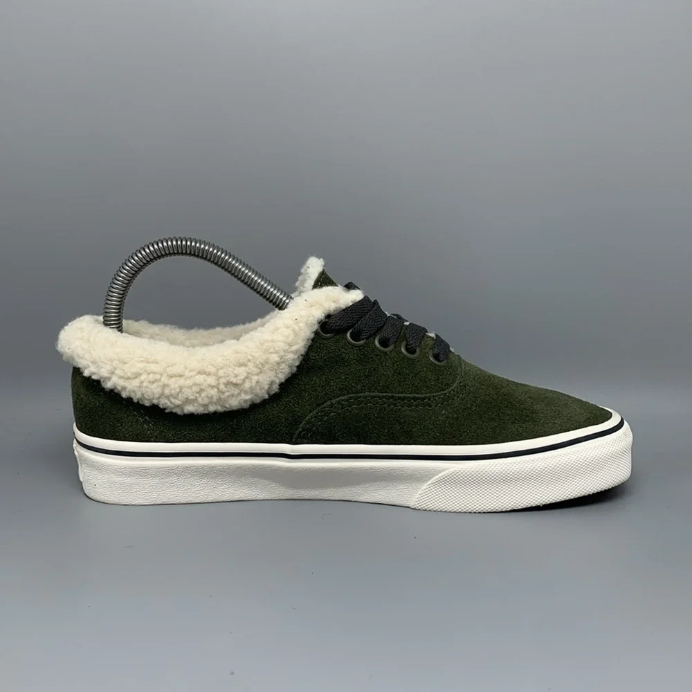Vans Sherpa Suede Green Skate Shoes‎ 508357 Women’s Sz 8.5 / Men’s 7
